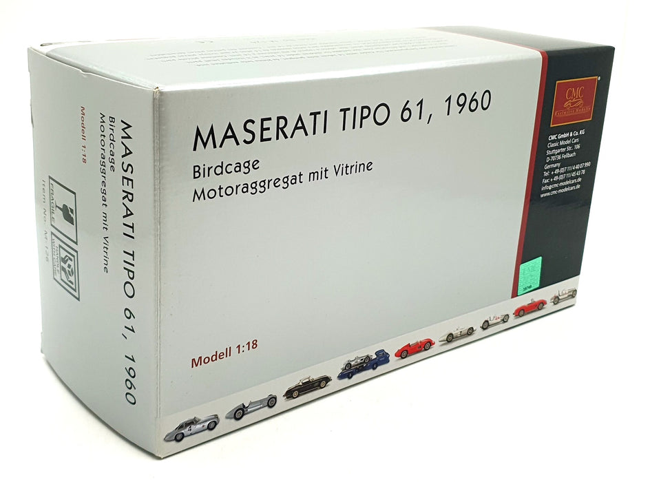 CMC 1/18 Scale M-126 - Maserati Tipo 61 1960 Birdcage Engine
