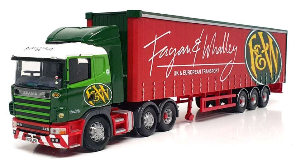 Corgi 1/50 Scale CC12211 - Scania Curtainside Truck - Fagan & Whalley