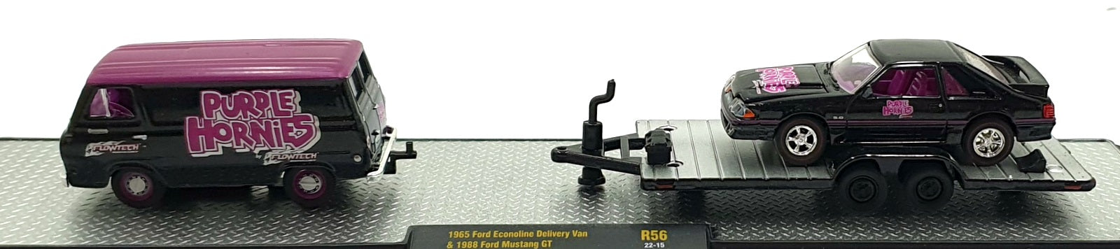 Castline M2 Machines 1/64 Scale R56 1965 Ford Econoline & 1988 Mustang GT