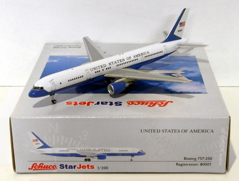 Schuco Starjets 1/200 Scale 355 7226 - Boeing 757-200 U.S.A. - 80001