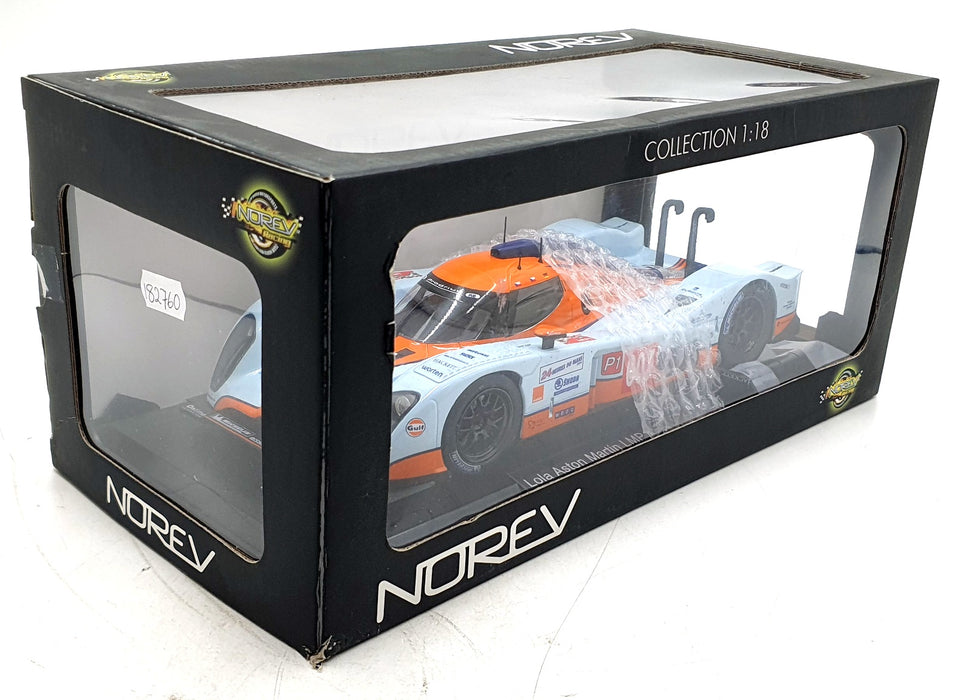 Norev 1/18 Scale Diecast 182760 - Lola Aston Martin LMP1 Gulf Le Mans 2009