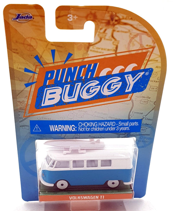 Jada Toys 1/64 Scale 100426G - Volkswagen T1 Van - Blue/White