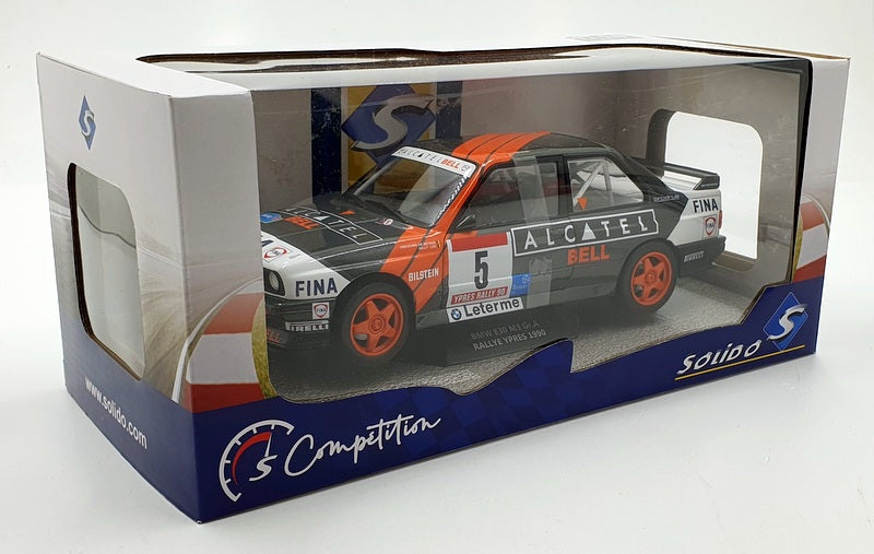 Solido 1/18 Scale Diecast S1801519 - BMW E30 M3 Gr. A Ypres 1990 De Mevius #5