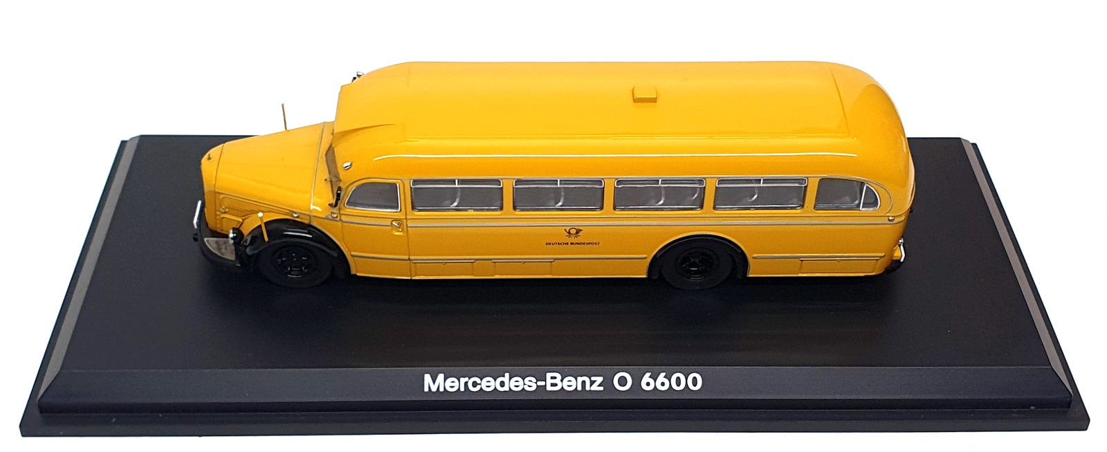 Schuco 1/43 Scale 006730 - Mercedes Benz O 6600 Bus Deutsche Post - Dk. Yellow