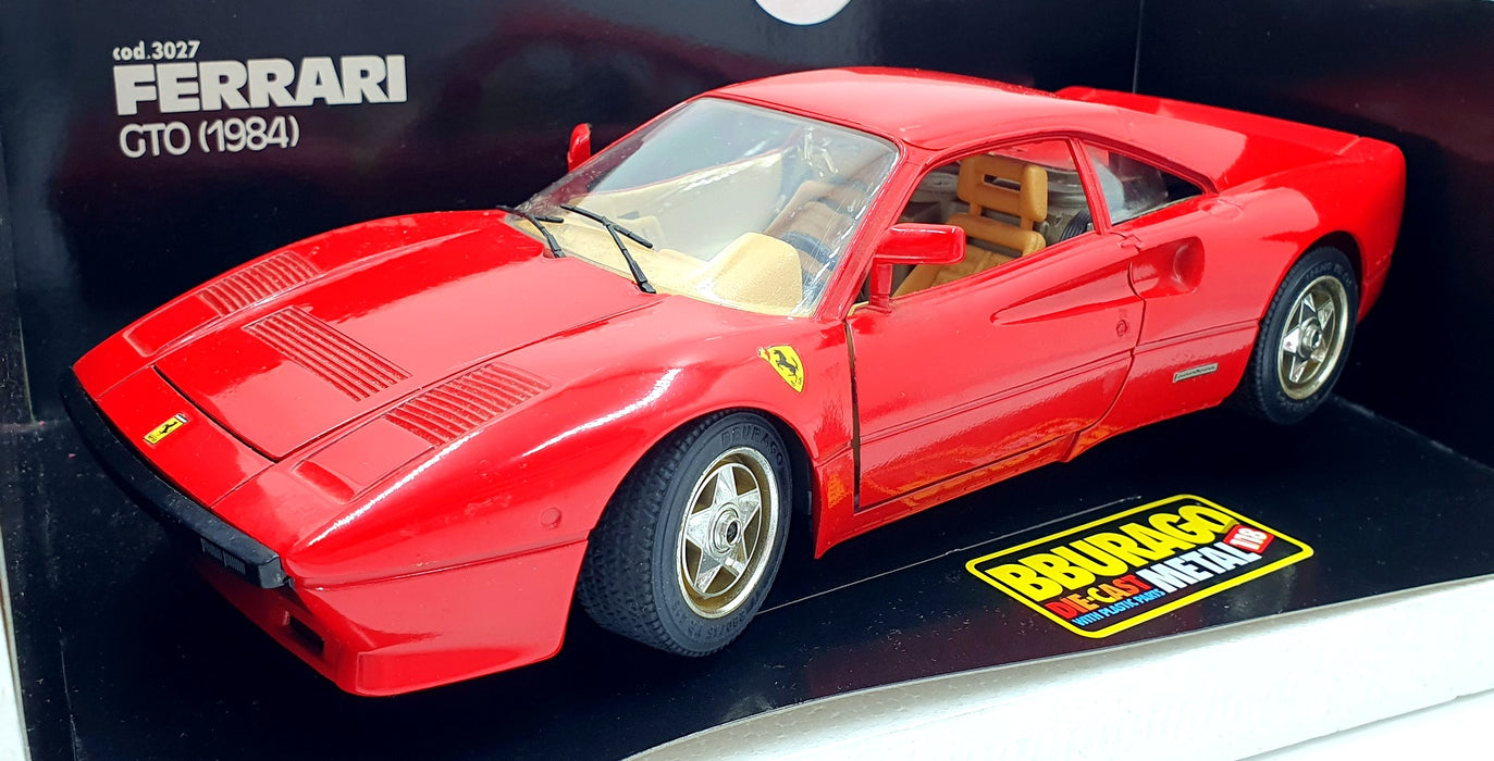 Burago 1/18 Scale 3027 - Ferrari GTO 1984 - Red