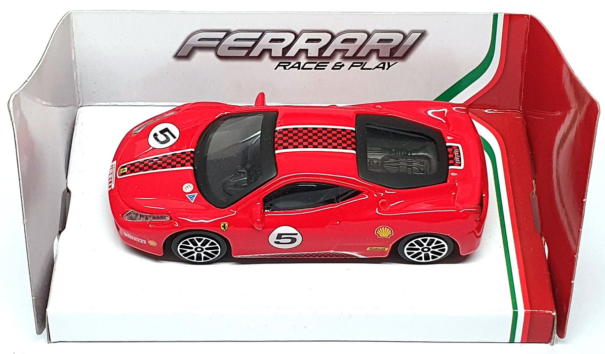 Burago 1/43 Scale Diecast 18-36000 - Ferrari 458 Challenge #5 - Red