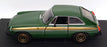 Universal Hobbies 1/18 Scale Diecast - 4458 MG MGB GT Jubilee Edition Green/Gold