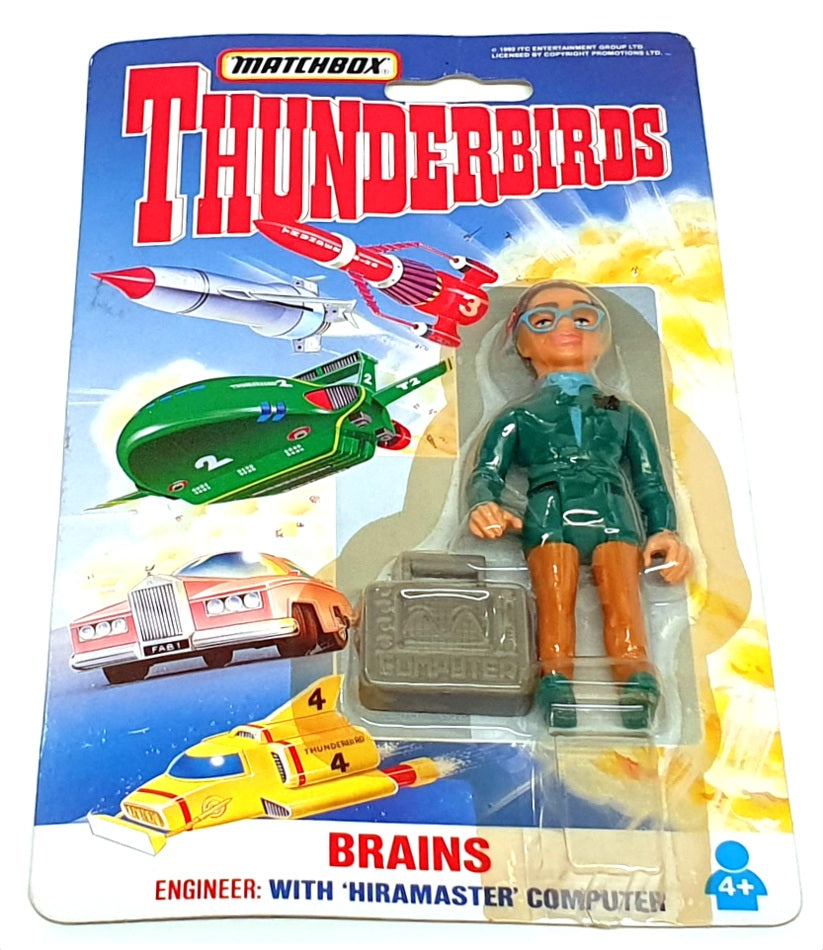 Matchbox Appx 9cm Tall Action Figure TB-754 - Thunderbirds Brains