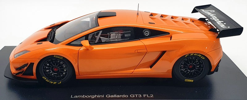 Autoart 1/18 Scale Diecast 81357 - 2013 Lamborghini Gallardo GT3 FL2 Met Orange