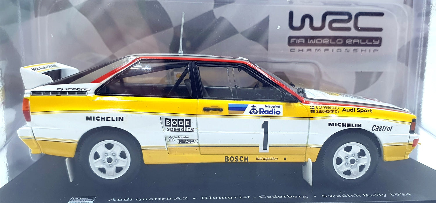 Hachette 1/24 Scale G113U060 - Audi Quattro A2 #1 Swedish Rally 1984