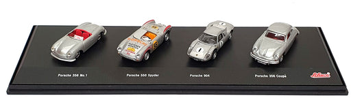 Schuco 1/72 Scale Diecast P4172C - Porsche 4 Piece Gift Set