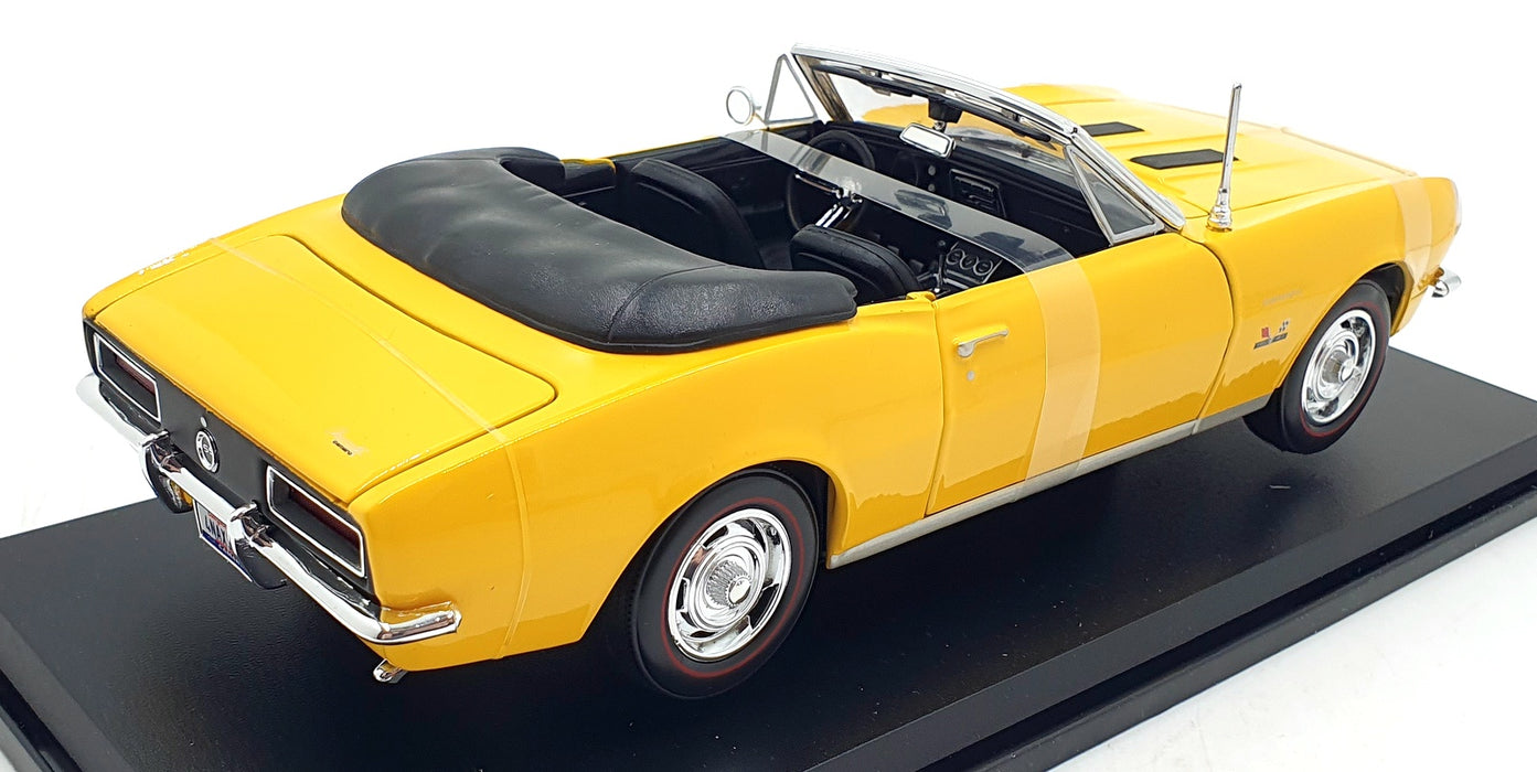 Maisto 1/18 Scale Diecast 31684 - 1967 Chevrolet Camaro SS 396 - Yellow