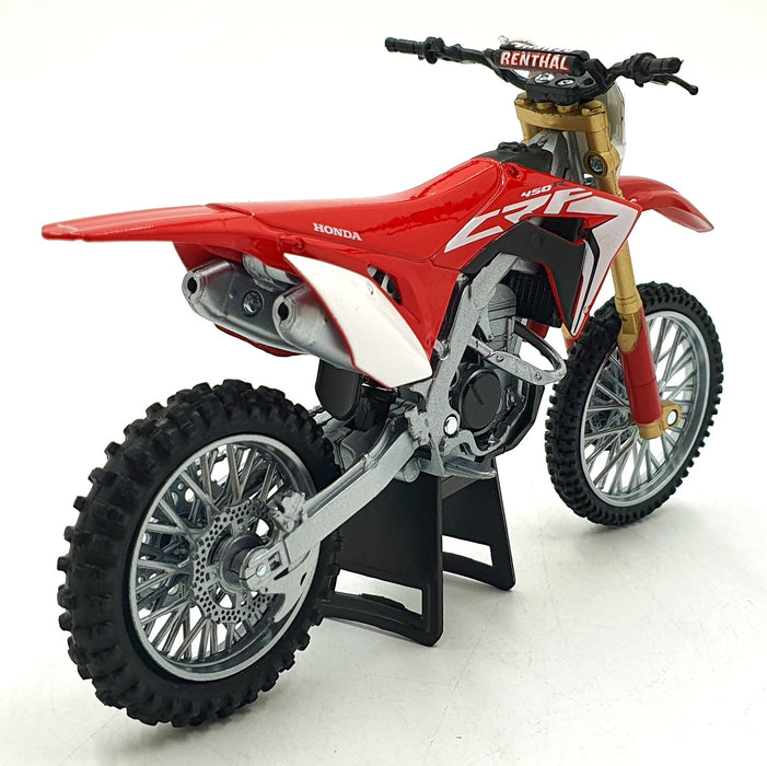NewRay 1/12 Scale 57873 - Honda CRF450R Motorbike - Red/White