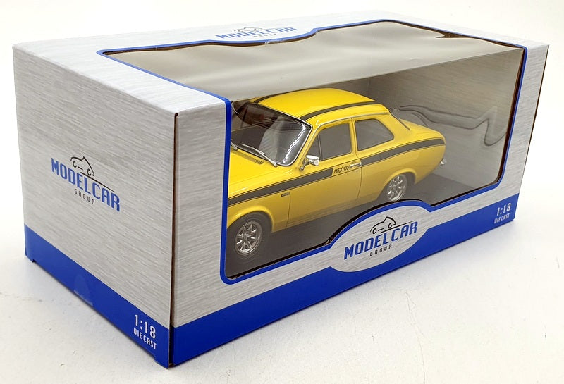 Model Car Group 1/18 Scale MCG18387 - Ford Escort MK1 RS2000 Mexico - Yellow
