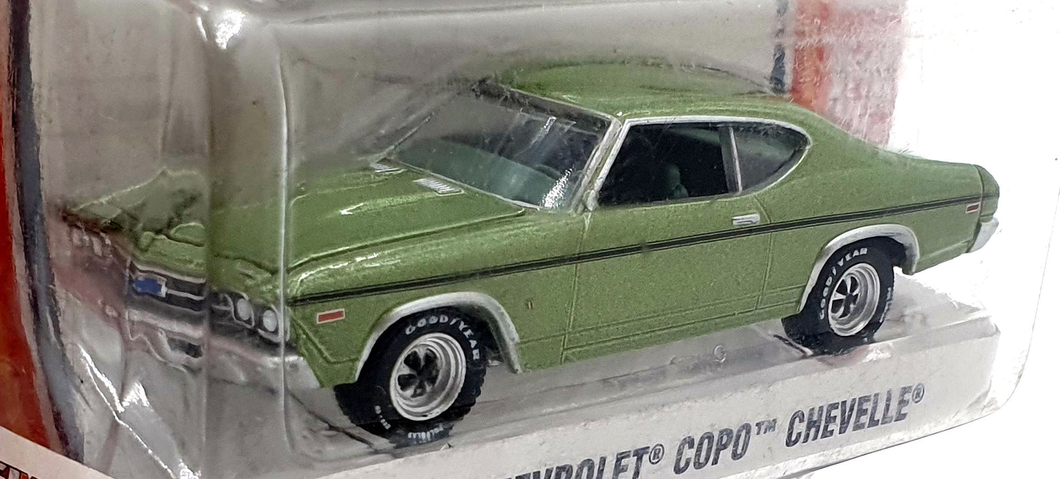 Greenlight 1/64 Scale 13090 - 1969 Chevrolet COPC Chevelle Car - Green