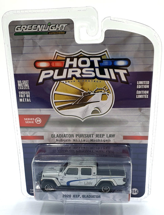 Greenlight 1/64 Scale 42970-F 2020 Jeep Gladiator Michigan - Silver