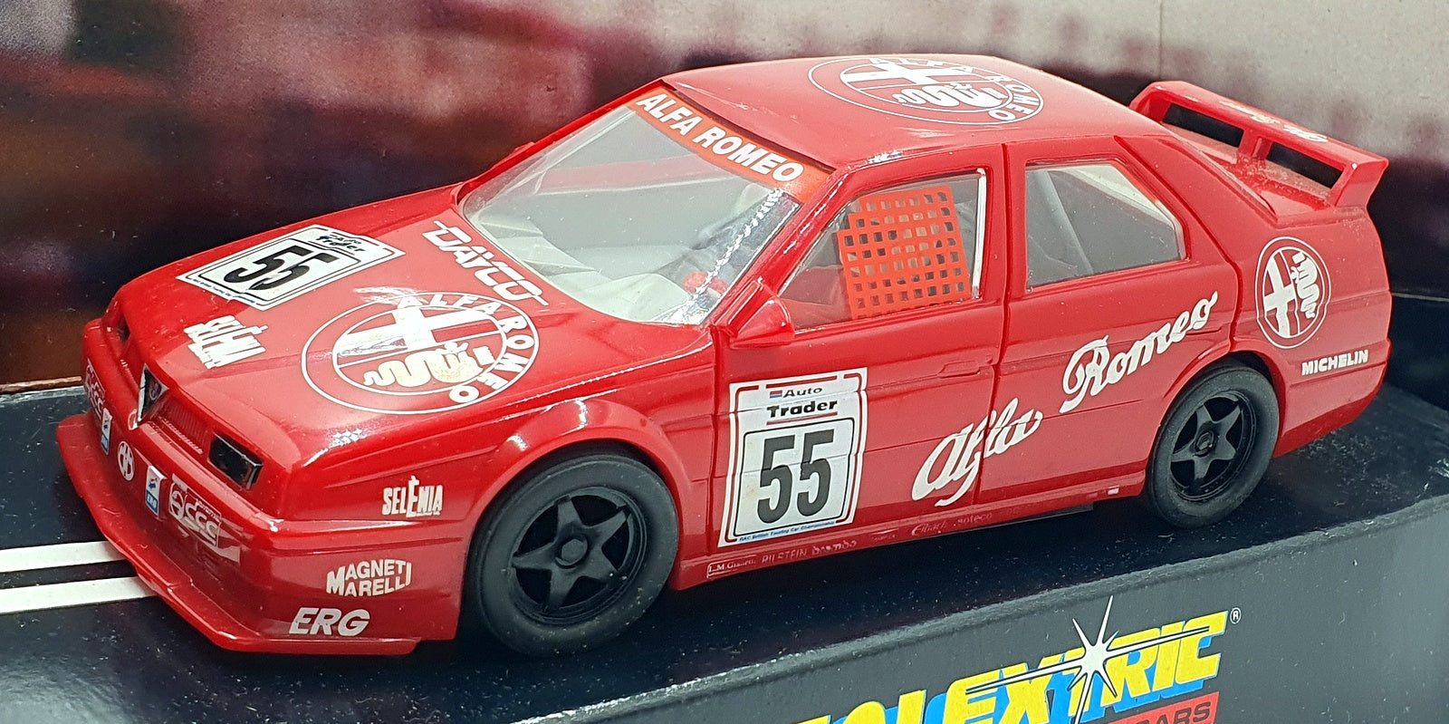 Scalextric 1/32 Scale Slotcar C197 - Alfa Romeo 155 #55 w/ working lights