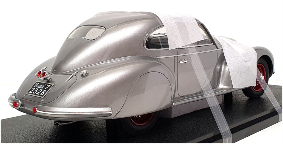 Cult 1/18 Scale CML055-3 - 1939 Alfa Romeo 2500S Berlinetta Touring - Met Silver