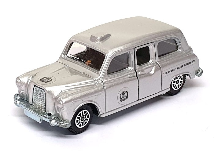 Dinky Toys Appx 10cm Long Diecast 241 - 1977 Silver Jubilee Taxi - Silver