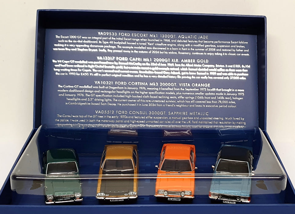 Corgi 1/43 Scale 4 Piece Set VC01402 - Ford GT Collection LE 1000