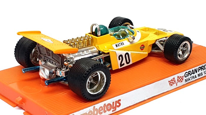 Mattel Mebetoys Appx 14cm Long Diecast 6670 - F1 Matra MS 120 #20 - Yellow