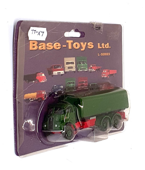 Base Toys 1/76 Scale TT-X7 - Thornycroft Trident Tanker Truck - Green