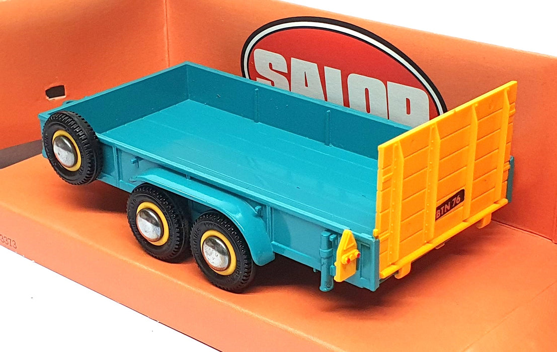 Britains Farm 1/32 Scale 9533 - Salop Low Loader - Turquoise/Yellow