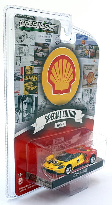 Greenlight 1/64 Scale 41125-E - 2019 Ford GT #18 Shell Special Edition