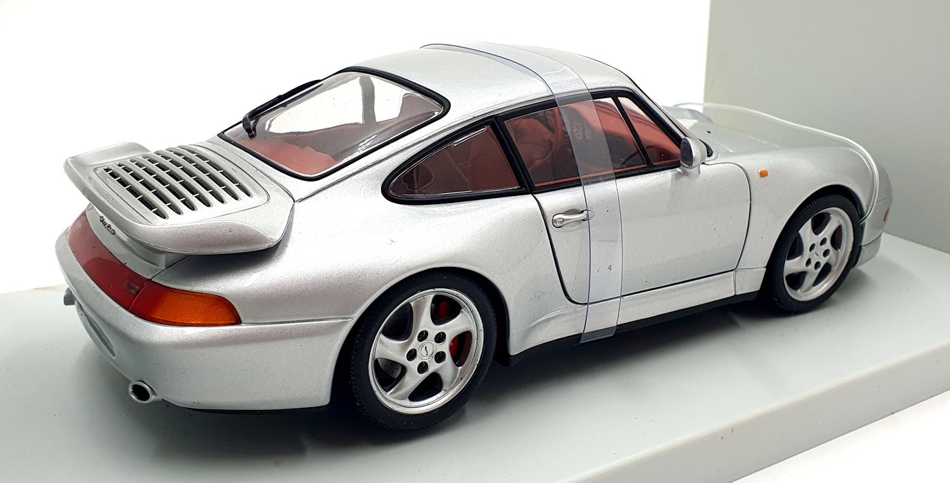 UT Models 1/18 Scale Diecast 27813 - Porsche 911 Turbo 993 - Silver