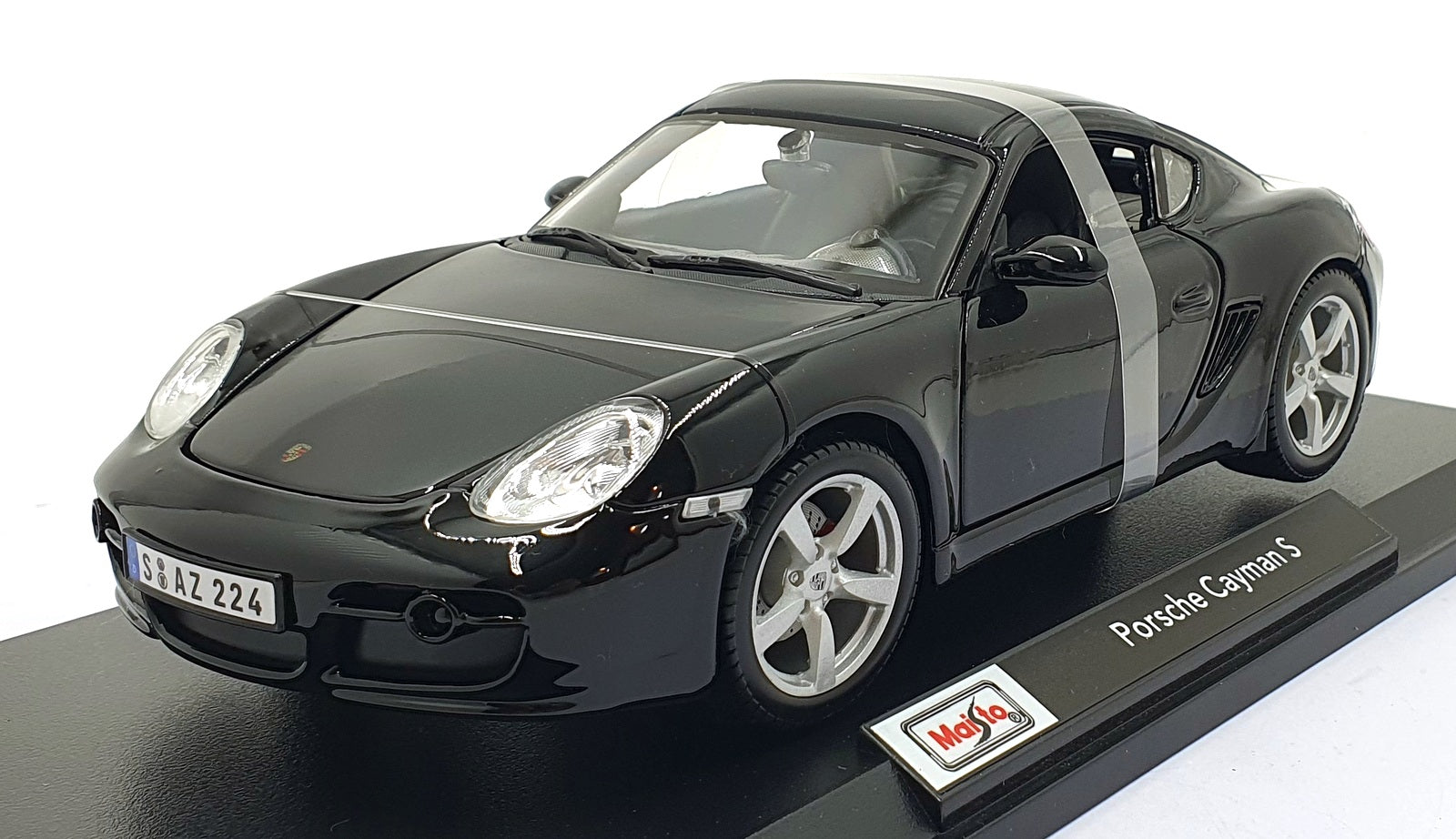 Maisto 1/18 Scale Diecast 46629 - Porsche Cayman S - Black