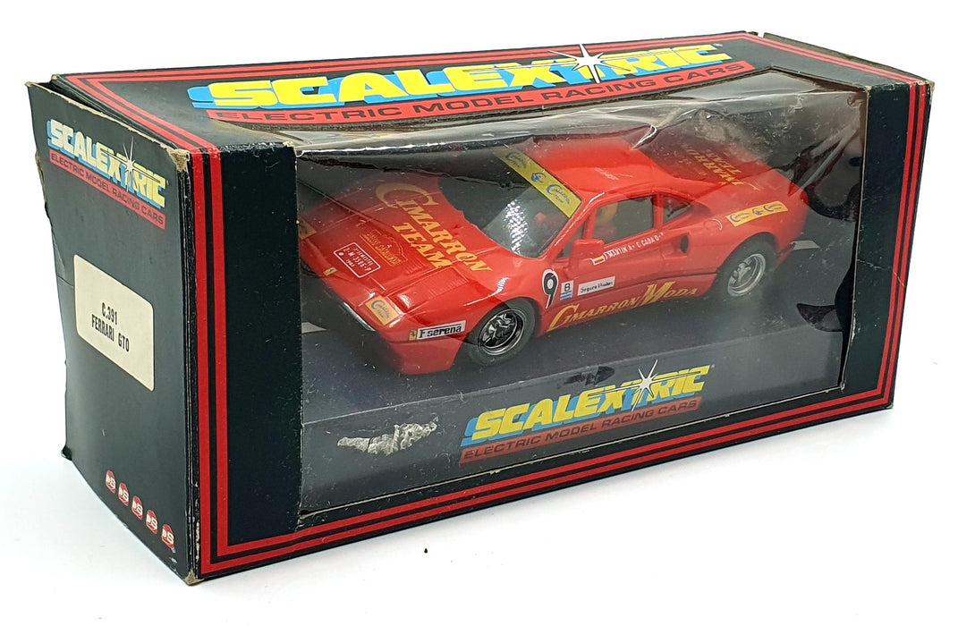 Scalextric 1/32 Scale Slotcar C391 - Ferrari GTO #9 - Red