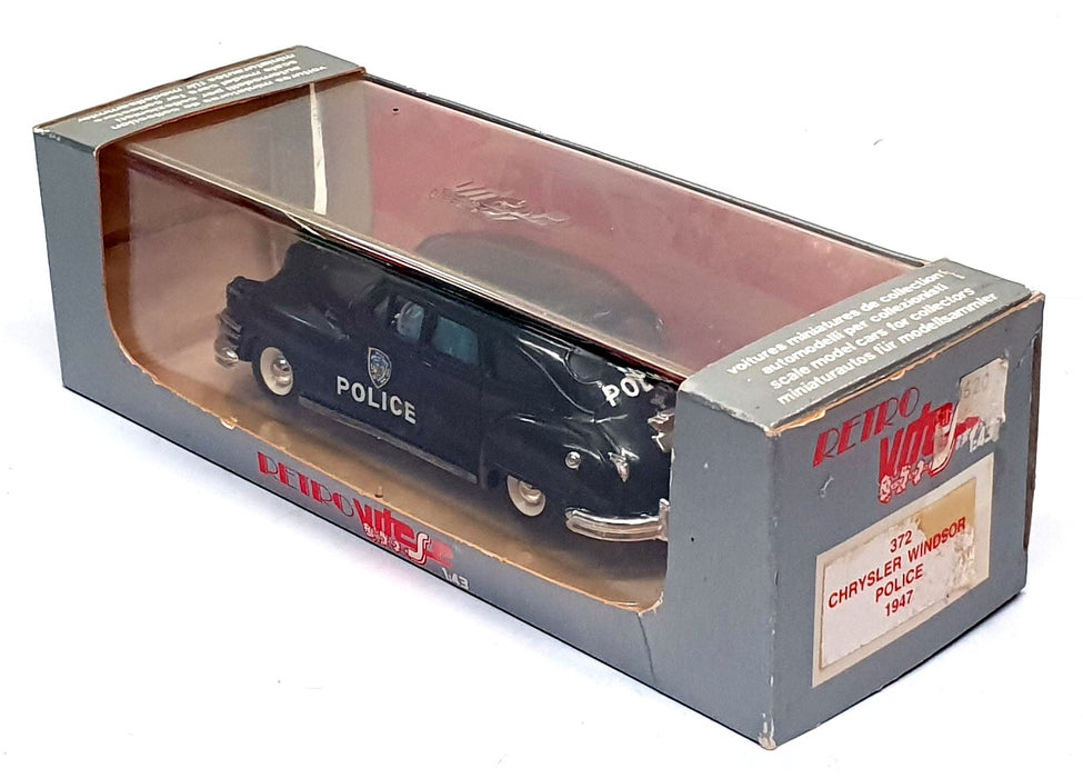 Vitesse 1/43 Scale 372 - 1947 Chrysler Windsor New York City Police - Black