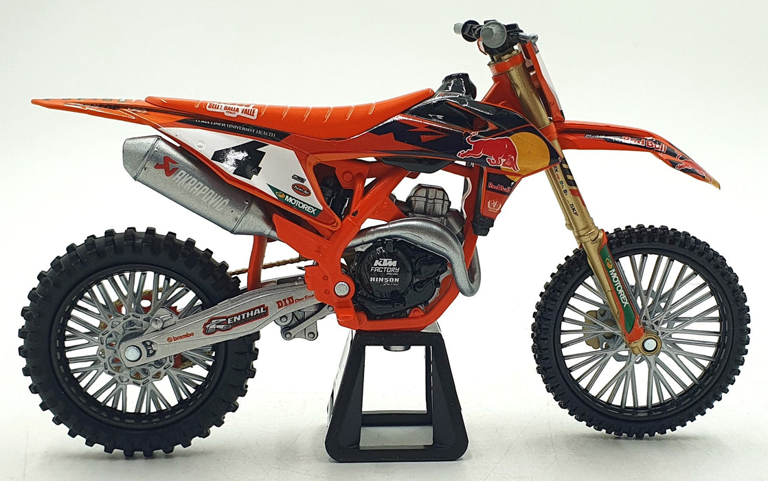 NewRay 1/12 Scale 58473 - KTM 450 SX-F #4 Motorbike - Sexton