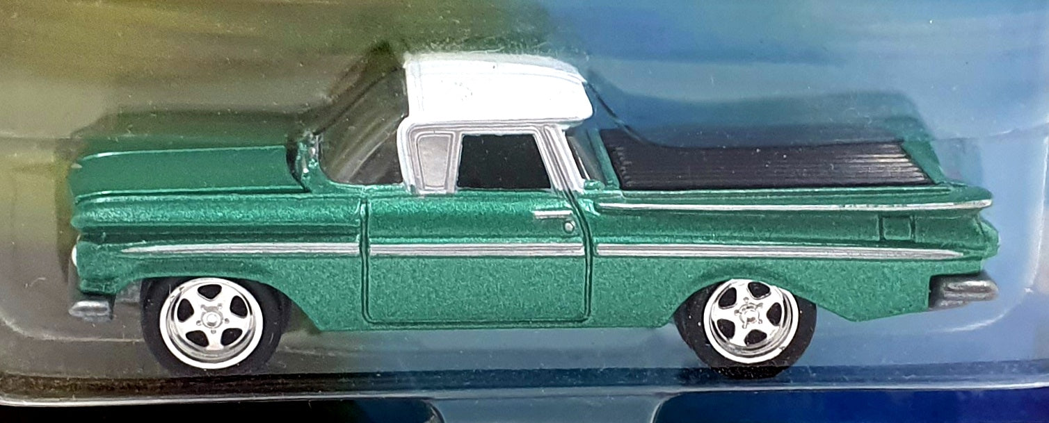 Johnny Lightning 1/64 Scale 358-00 - 1959 Chevrolet El Camino - Met. Green