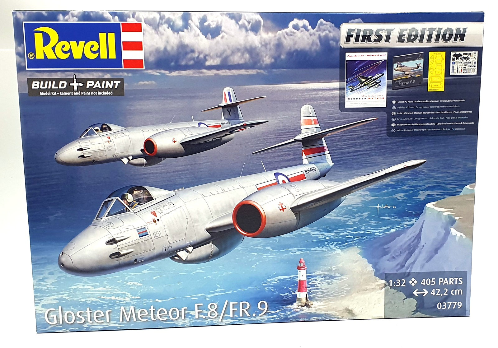Revell 1/32 Scale Unbuilt Kit 03779 - Gloster Meteor F.8/FR.9 Aircraft