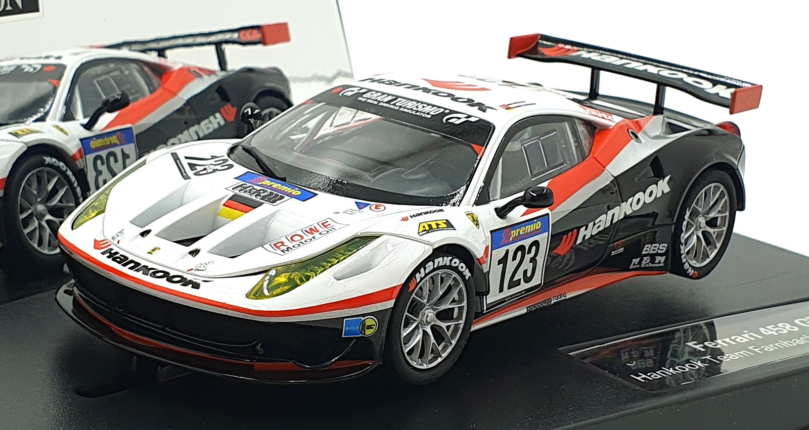 Carrera 1/32 Scale Slot Car 27384 - Ferrari 458 GT2 #123 Farnbacher 2011