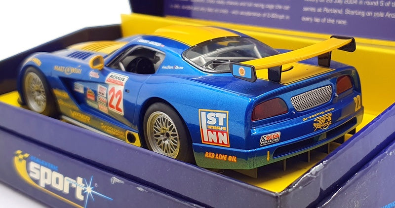 Scalextric 1/32 Scale Slot Car C2522A - Dodge Viper Competition Coupe #22 - Blue