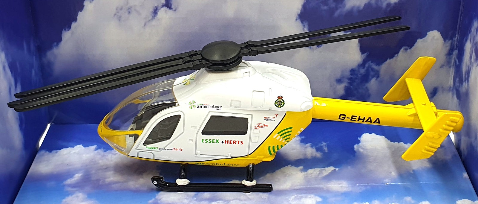 Richmond Toys Appx 15cm Long 323128 - Essex & Herts Air Ambulance - G-EHAA