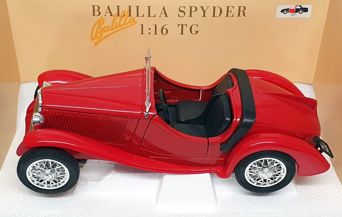 Polistil 1/16 Scale Diecast 01668 - Fiat Balilla Spyder - Red