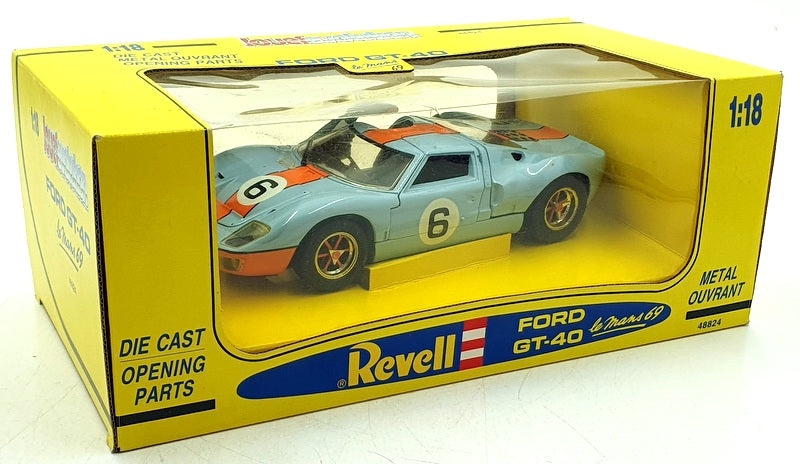 Jouef 1/18 Scale Diecast 48824 - Ford GT40 Le Mans 1969 Gulf #6