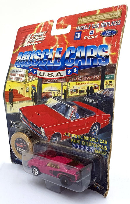 Johnny Lightning 1/64 Scale 200-120- Muscle Cars 1971 Plymouth Hemi Cuda - Pink