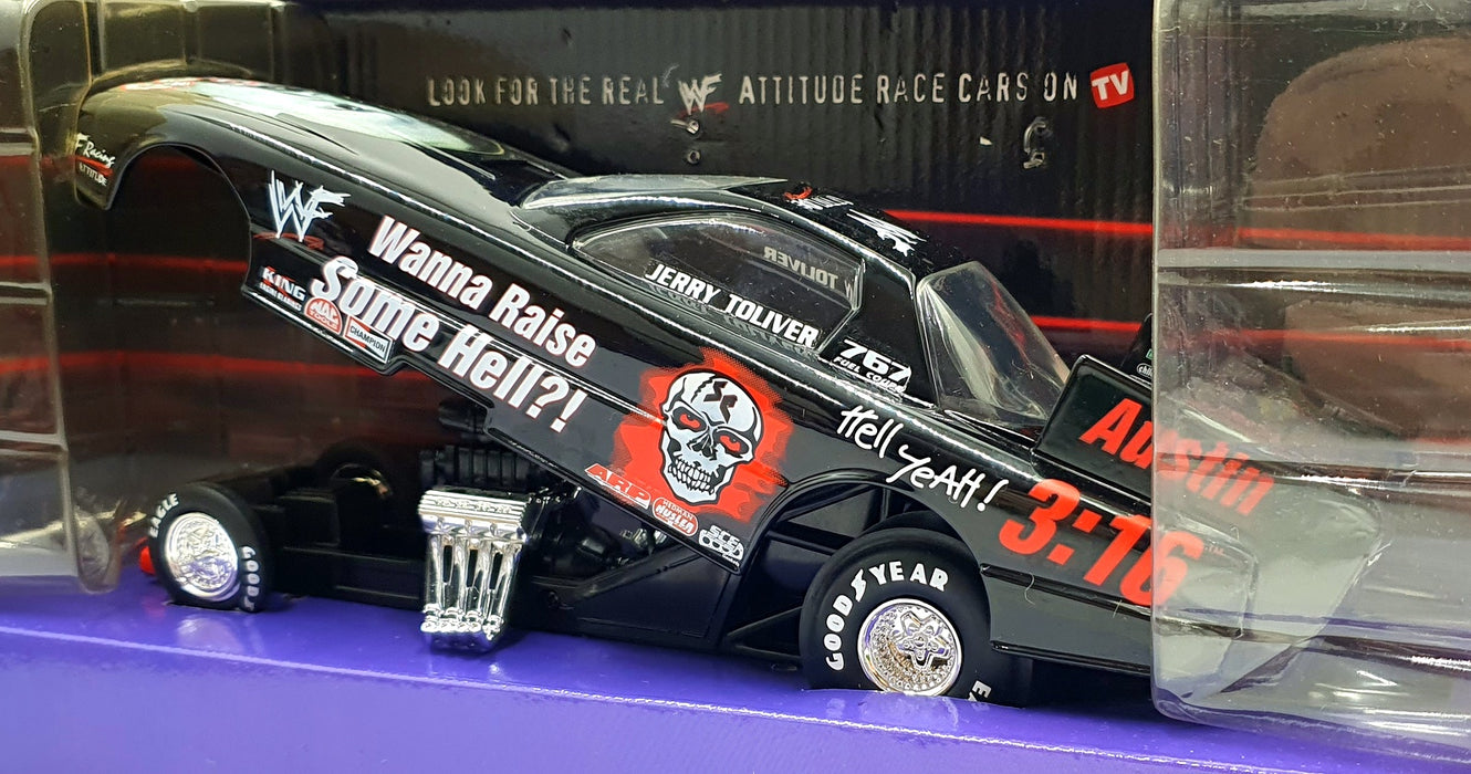 Road Champs 1/43 Scale 85700 - WWF Attitude Racing Stone Cold Toliver - Black