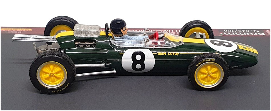 Brumm 1/43 Scale S18/03 - Lotus Jim Clark World Champion F1 1963 Hockenheim