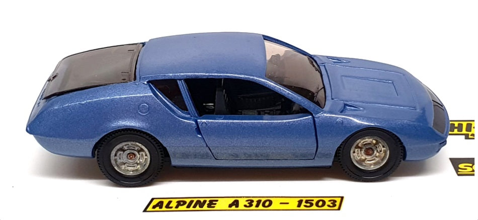 Solido 1/43 Scale Diecast 1503 - Renault Alpine A310 - Met Blue