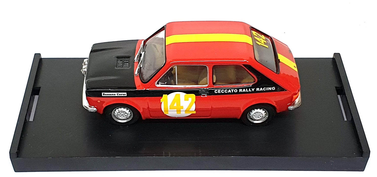 Brumm 1/43 Scale R553 - Fiat 127 2-Dr. Bassano Corse #142 Rally 2 Valli 1972