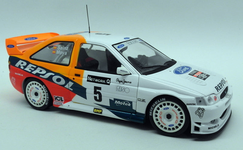 UT Models 1/18 Scale 39750 Ford Escort WRC RAC Rally Repsol 1997 Sainz Moya