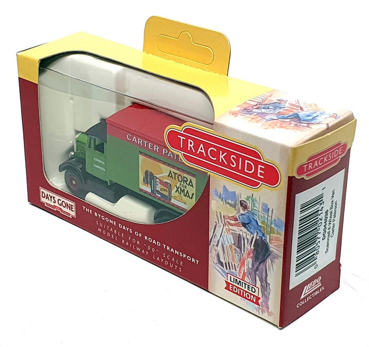 Lledo 1/76 Scale DG044031 Scammell 6W Box Van (Carter Peterson) Green/Red/Black