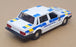 Corgi 13cm Long Diecast C435/2 - Volvo 760 Turbo Racer #21 - White/Blue/Yellow