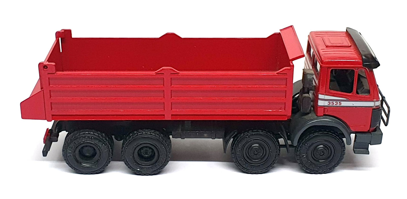 NZG 1/43 Scale Diecast 335 - Mercedes Benz 3535 Tipper Truck - Red