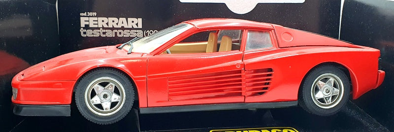 Burago 1/18 Scale Diecast 3019 - 1984 Ferrari Testarossa - Red